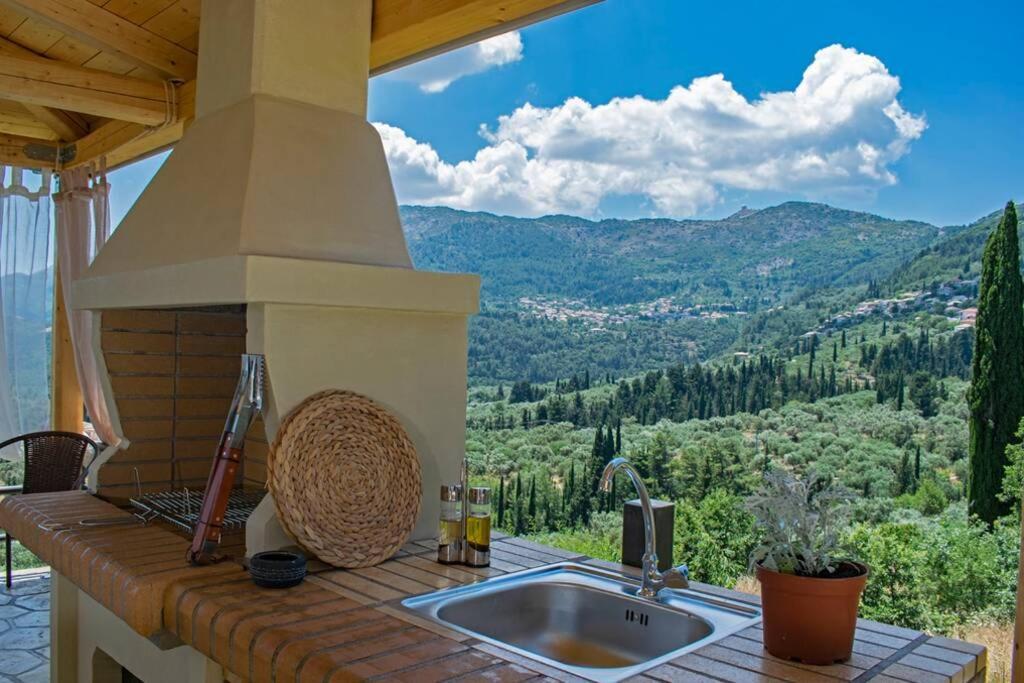 Ostria House Villa Pinakokhorion Buitenkant foto